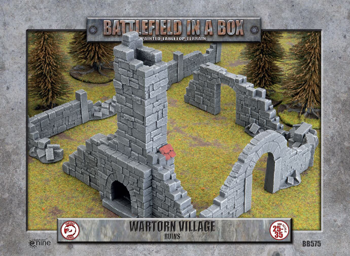 Battlefield in a Box: Wartorn Village - Ruins (30mm)