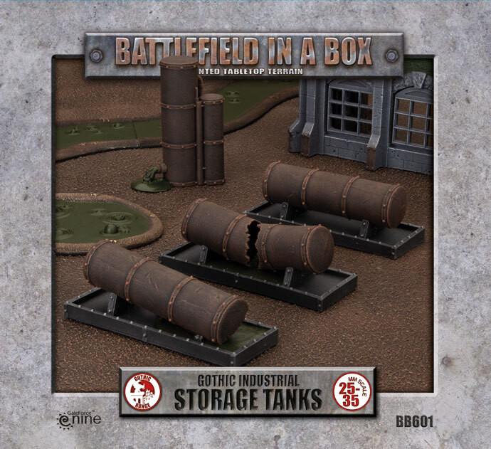 Battlefield in a Box: BB601 Gothic Industrial - Tanks - 30mm (3 pc)