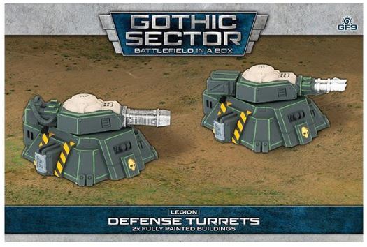 Battlefield in a Box: Gothic Sector: Legion Defense Turrets (x2)