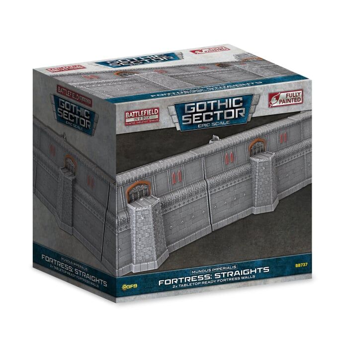 Battlefield in a Box: Mundus Imperialis Fortress: Straight (x2)