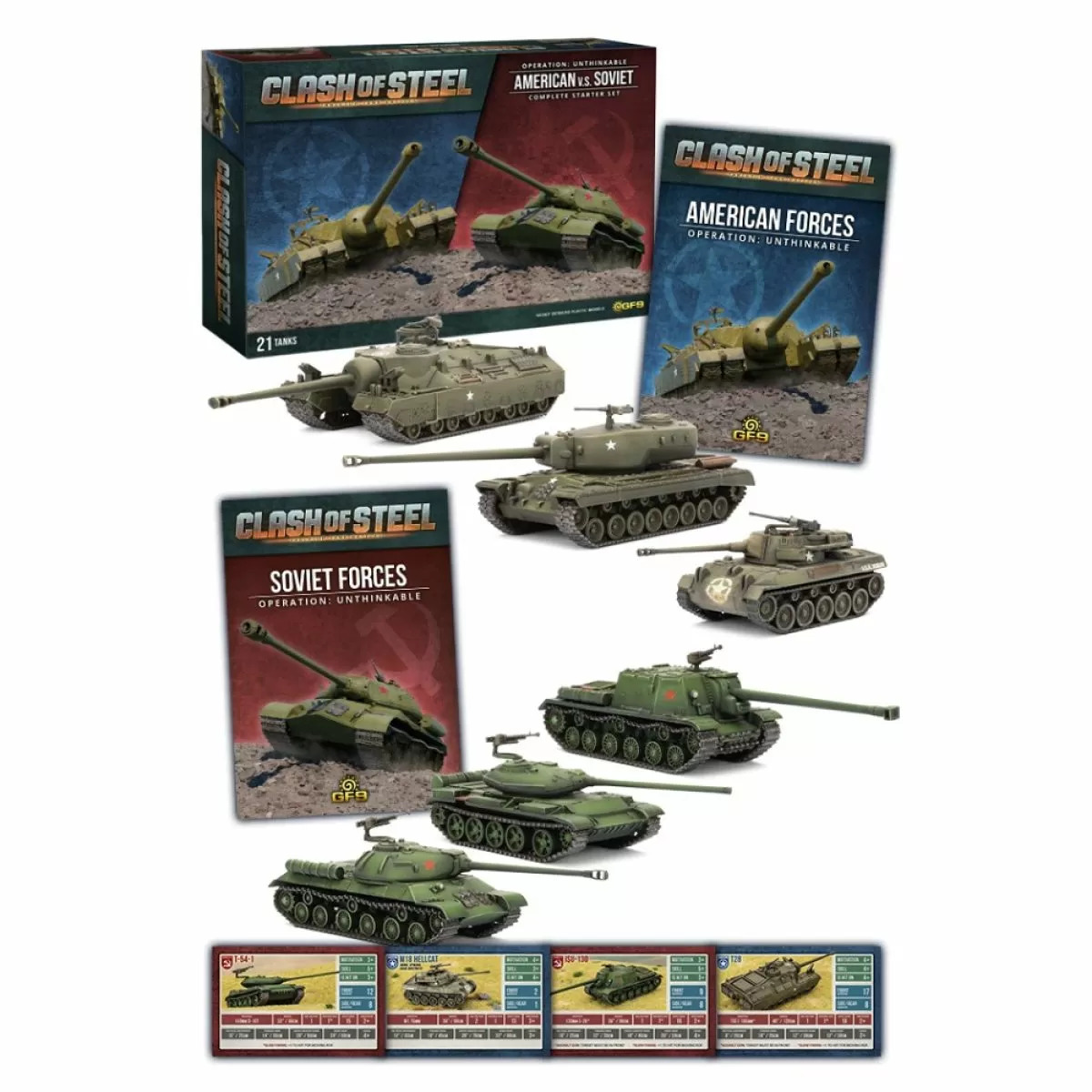 Clash of Steel: USA vs Soviet Starter Set