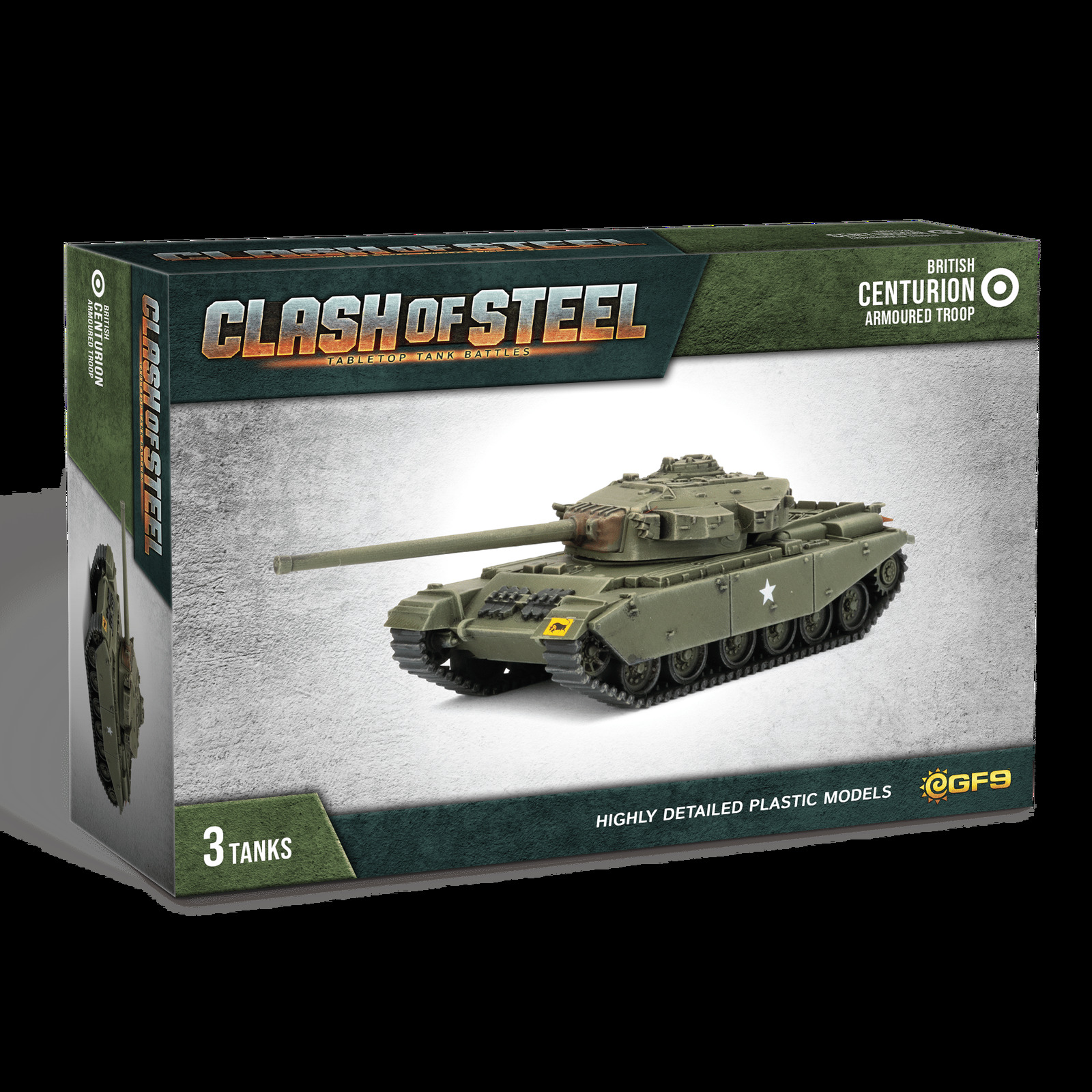 Clash of Steel: Centurion Armoured Troop (x3 Plastic)