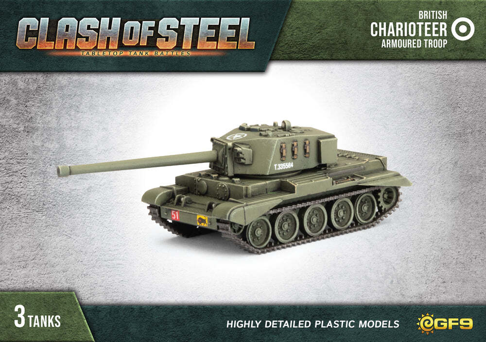 Clash of Steel: Charioteer Medium Tank Troop (x3 Plastic)