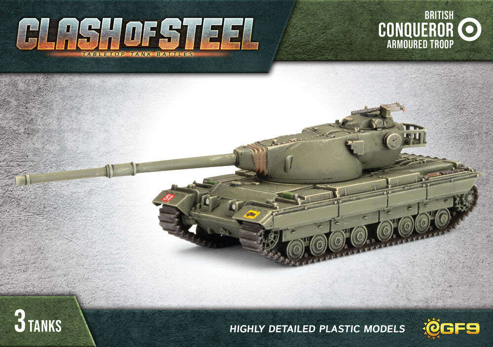 Clash of Steel: Conqueror Heavy Tank Troop (x3 Plastic)