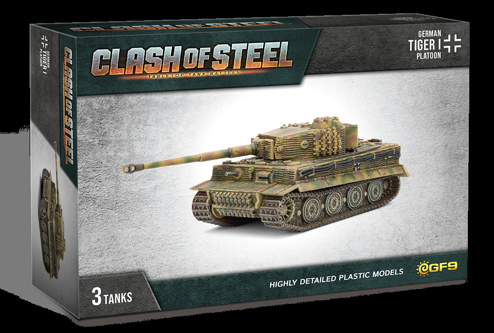 Clash of Steel: Tiger I Tank Platoon (x3 Plastic)