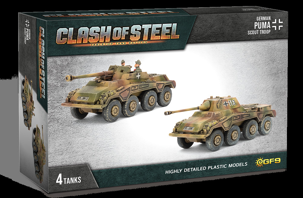 Clash of Steel: Puma Scout Troop (x4 Plastic)