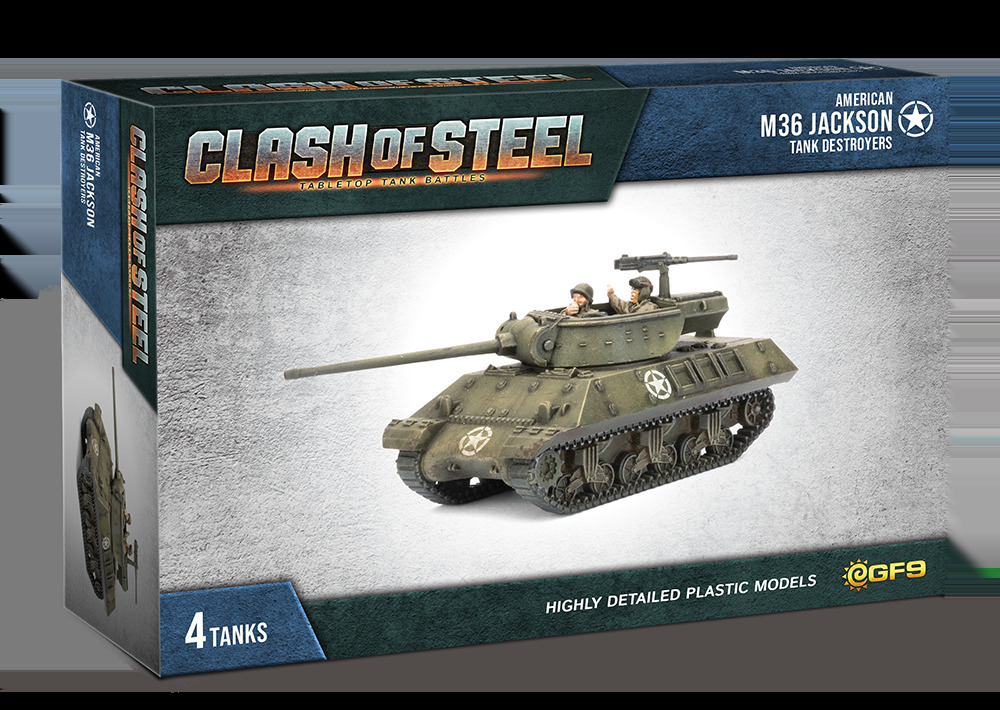 Clash of Steel: M36 Jackson Tank Destroyers (x4 Plastic)