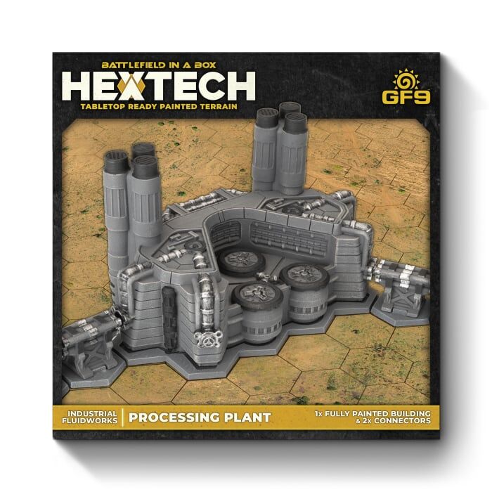 Hextech: Industrial Fluidworks: Processing Plant (x1)