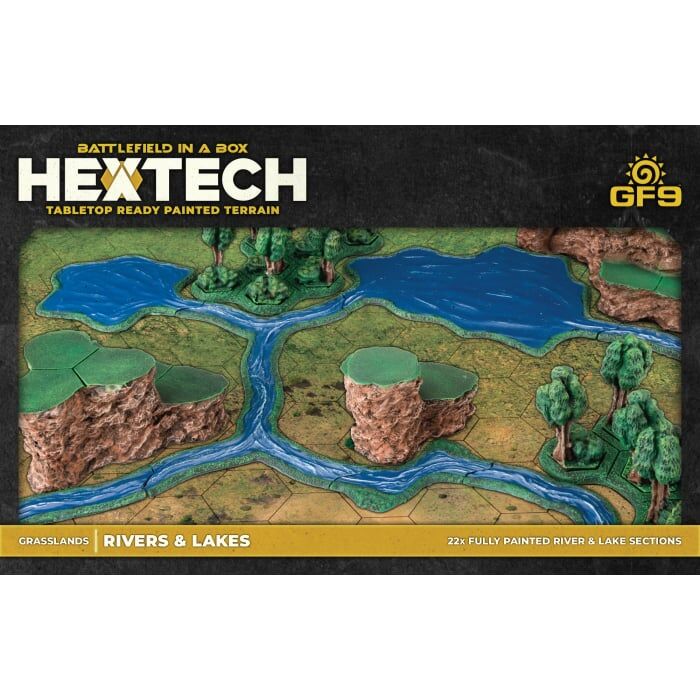 Hextech: Grasslands: Rivers and Lakes (x22)