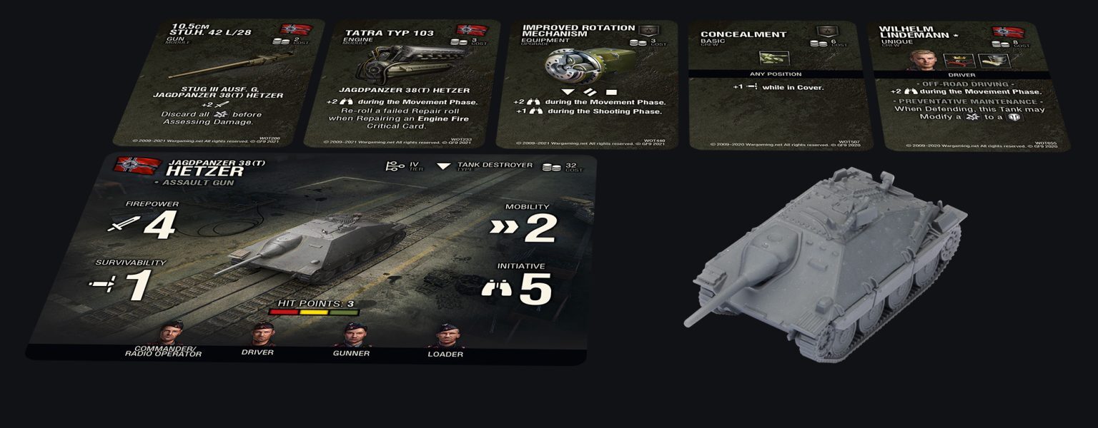 World of Tanks Miniature Game: German - Jagdpanzer 38t Hetzer