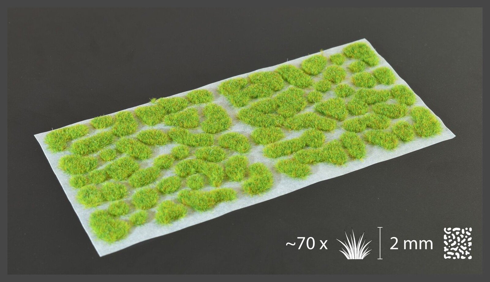 Tufts: Bright Green 2mm (Wild)