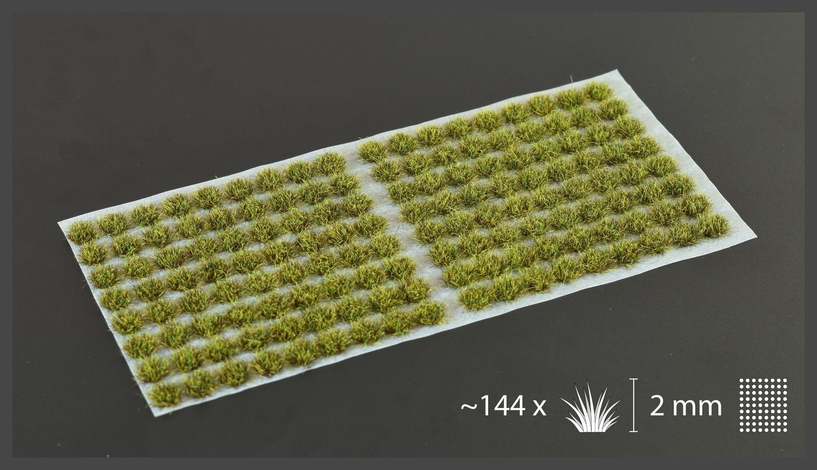 Tufts: Dark Moss 2mm (Small)