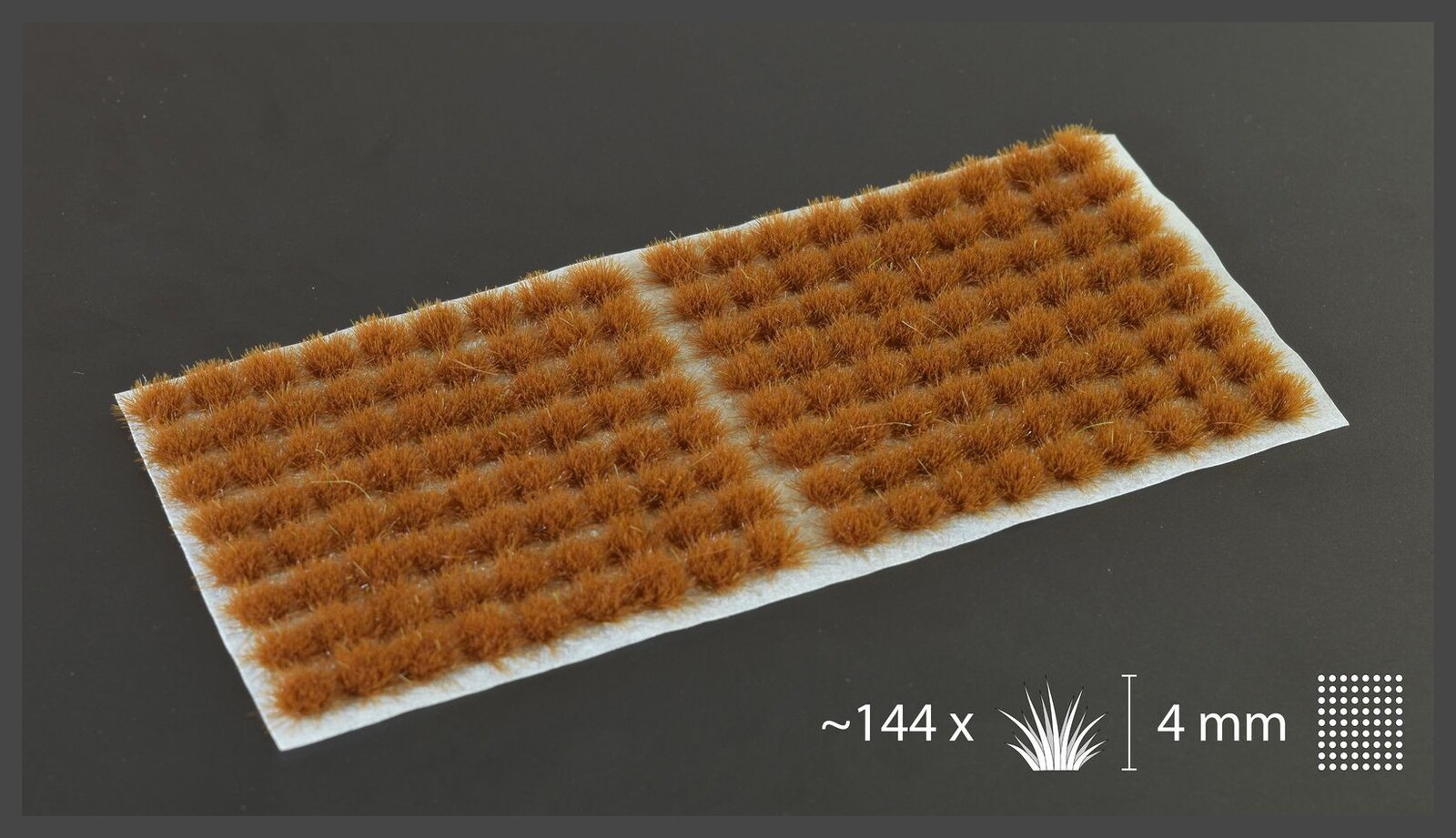 Tufts: Brown 4mm (Small)