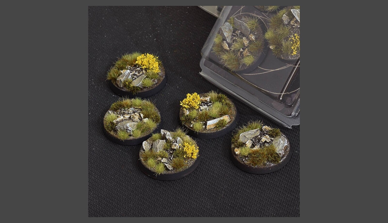 Highland Bases Round 40mm (x5)