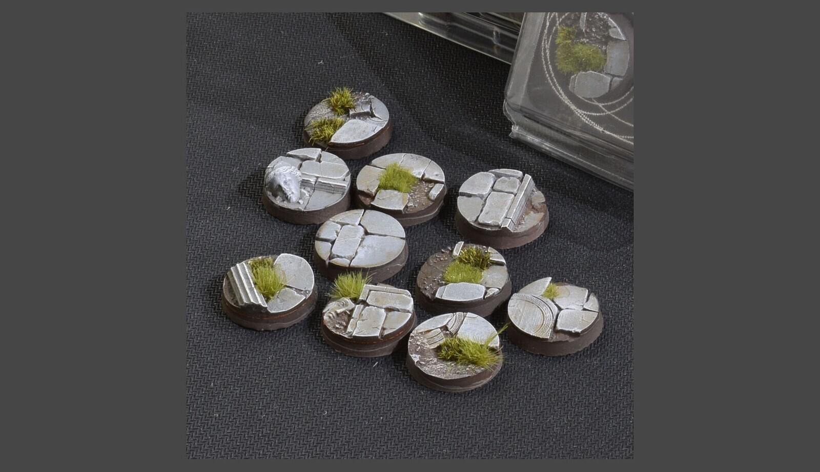 Temple Bases Round 25mm (x10)