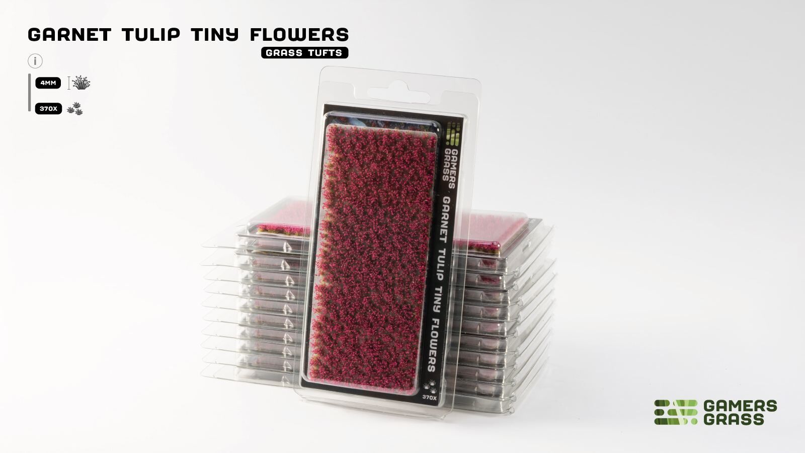 Gamers Grass: Flowers: Garnet Tulip Tiny Flowers