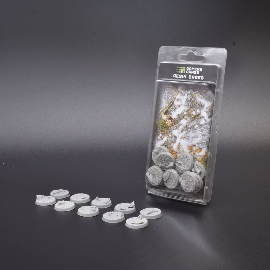 Rocky Fields Resin Bases Round 25mm (x10)