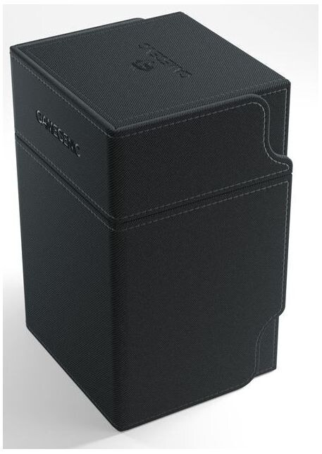 Gamegenic Watchtower Holds 100 Sleeves Convertible Deck Box Black