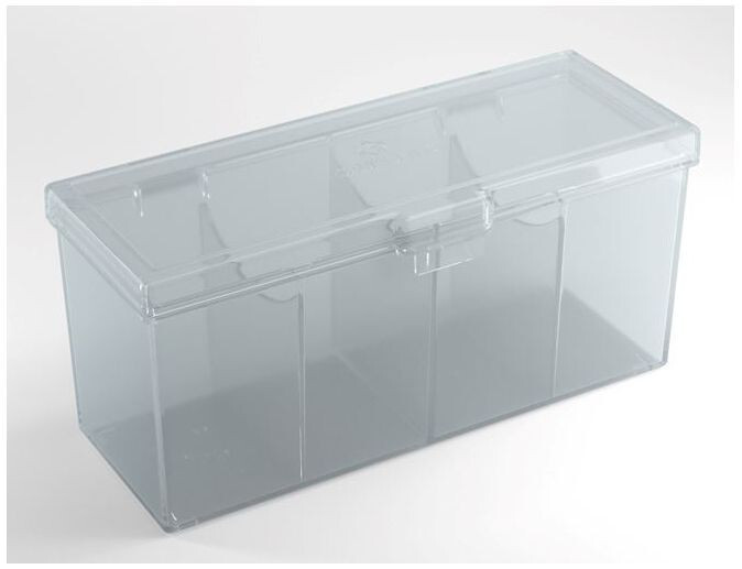 Gamegenic Fourtress Holds 320 Sleeves Deck Box Clear