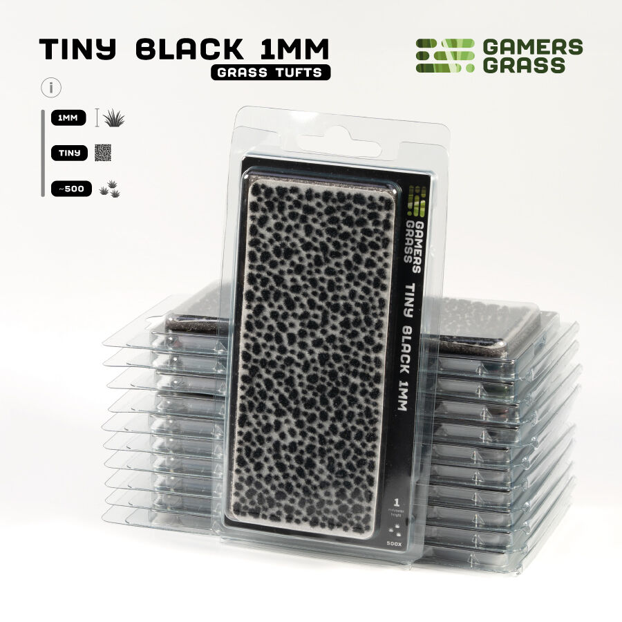Gamers Grass: Tufts: Tiny Black 1mm