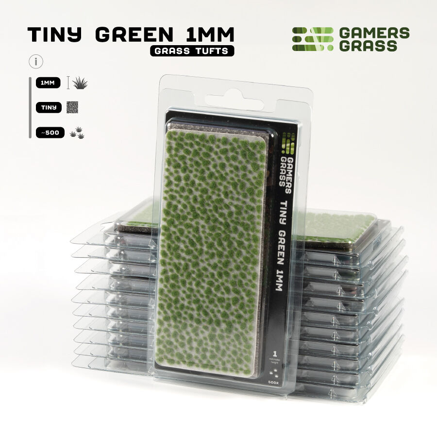 Gamers Grass: Tufts: Tiny Green 1mm