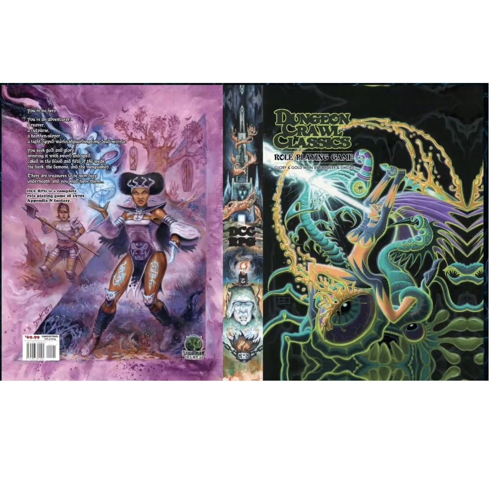 Dungeon Crawl Classics RPG Core Rulebook - Erol Otus cover