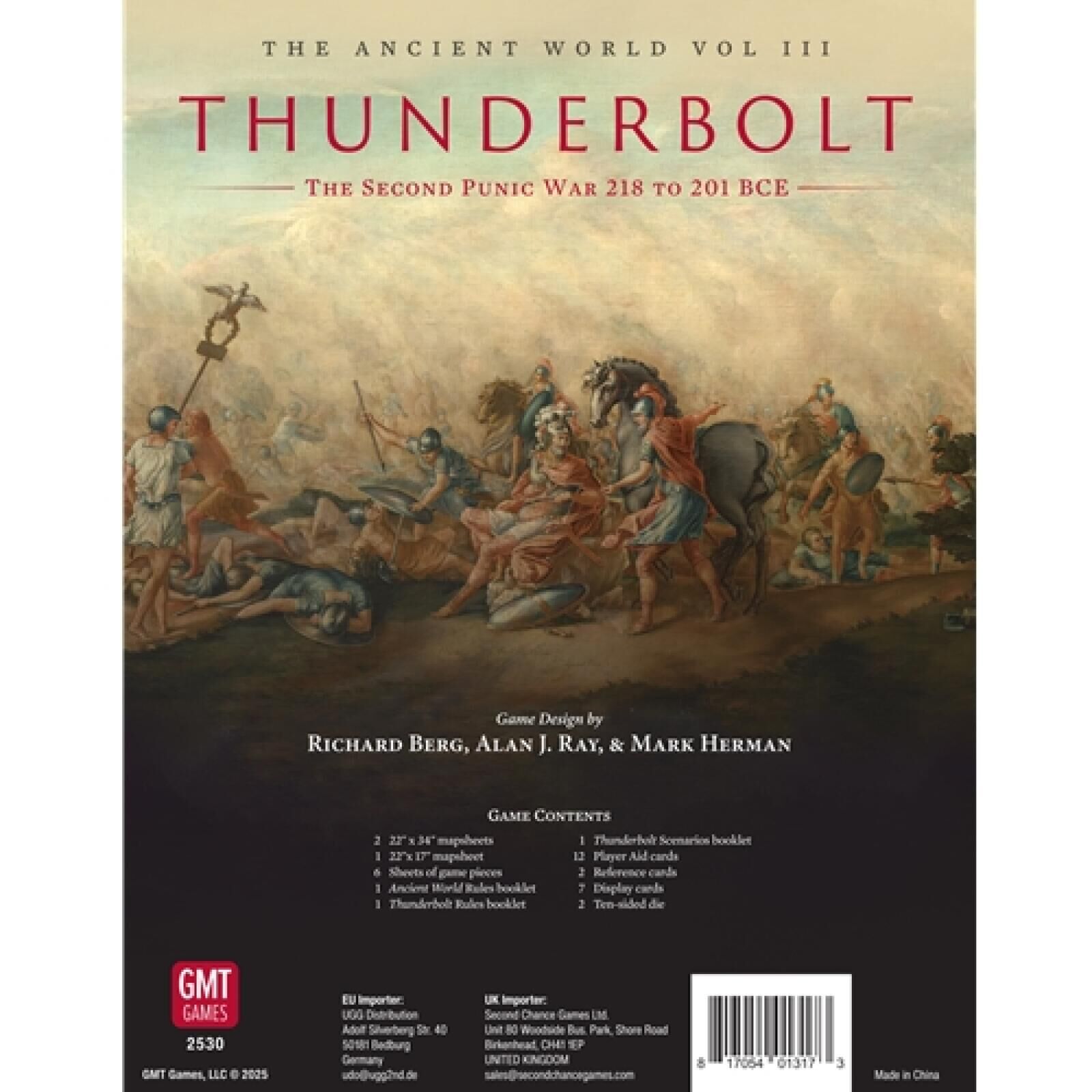 Thunderbolt: The second Punic War 218-201 BCE