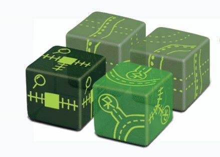 Railroad Ink Challenge Dice Expansion Eldritch Pack (Cthulhu)