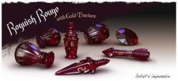 PolyHero Dice: Rogue Set—Roguish Rouge