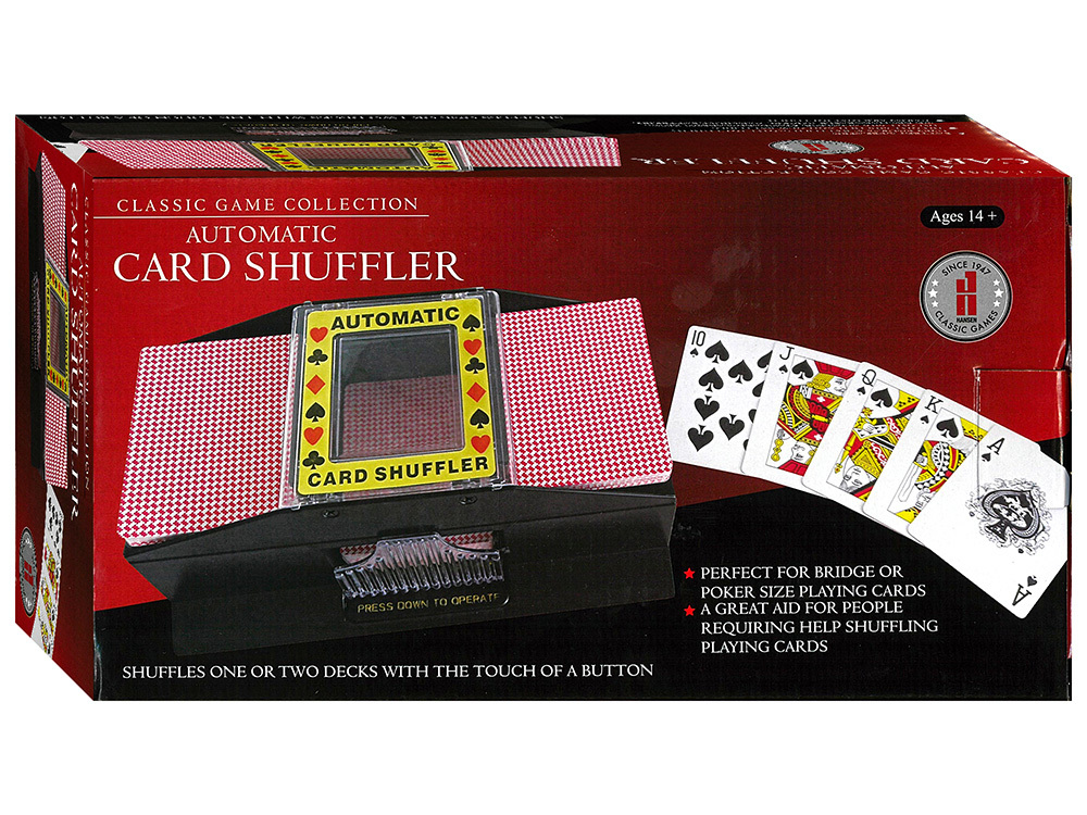 CARD SHUFFLER, Battery Operated, 2-DECK