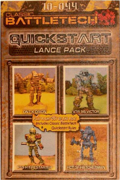 BattleTech Miniatures: Quick Start Rules Lance Pack