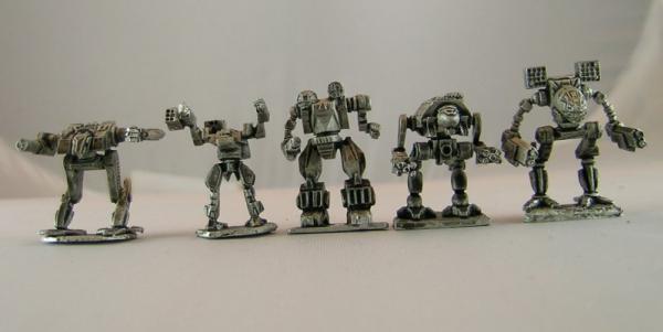 BattleTech Miniatures: BattleForce Scale Clan Star Pack 1 (5 mechs)