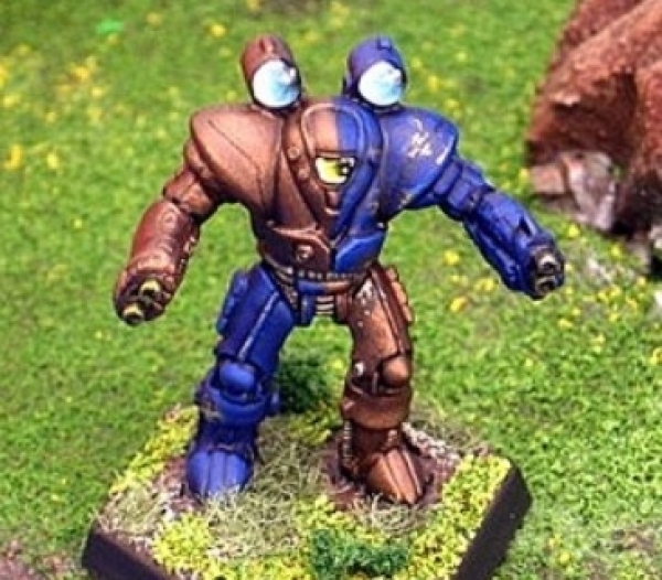 BattleTech Miniatures: CBK-6 â€œCopperâ€ Security Mech  (TRO Vehicle Annex â€“ 25 Ton)
