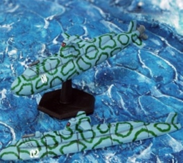 BattleTech Miniatures: Neptune Submarine â€“ Full and Waterline Versions