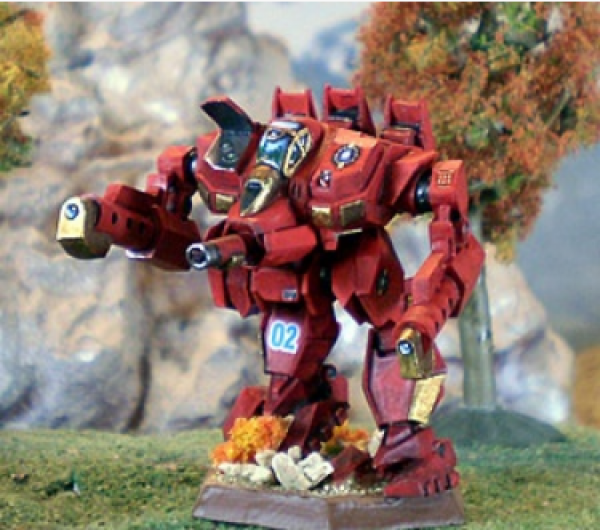 BattleTech Miniatures: Peacekeeper PKP-1A Mech (TRO:3085 - 95 ton)