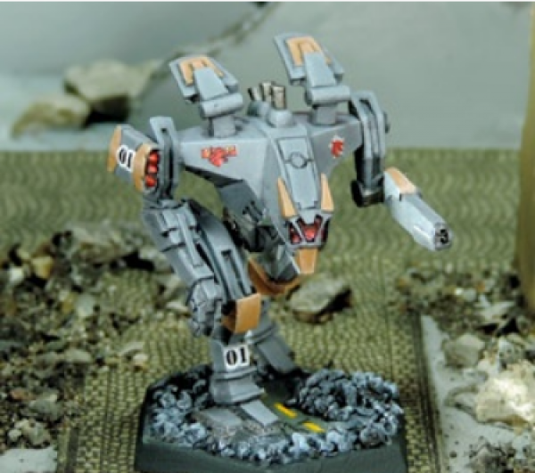 BattleTech Miniatures: Dark Age Wulfen Mech (TRO 3145 - 30 ton)