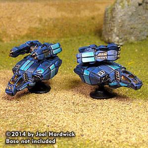 BattleTech Miniatures: Dark Age Cizin Hover Tank {2}   (TRO3145 - 45 ton)