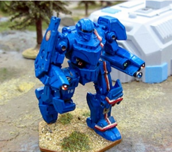 BattleTech Miniatures: D.A. Black Knight Mech (TRO3145 - 75 tons)