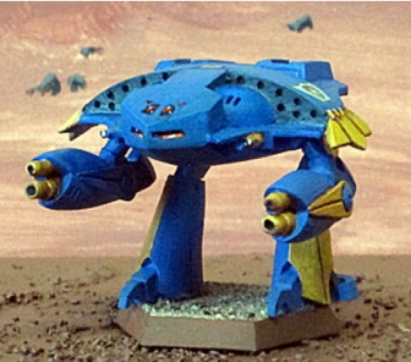 BattleTech Miniatures:  D. A. King Crab Mech (TRO 3145 - 100 ton)