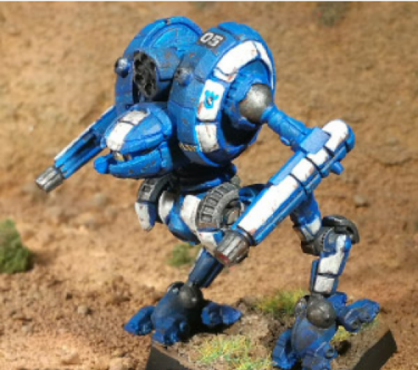 BattleTech Miniatures: Uziel UZL-2S / UZL-8SMech Resculpt - 50 Tons - TRO 3067