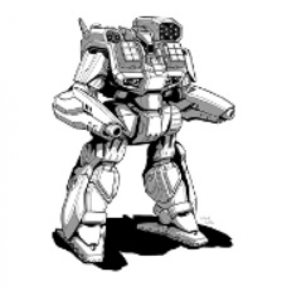 Battletech Miniatures: Minsk (Standard) / 2 Variant Mech - 70 Tons â€“ TRO Golden Century