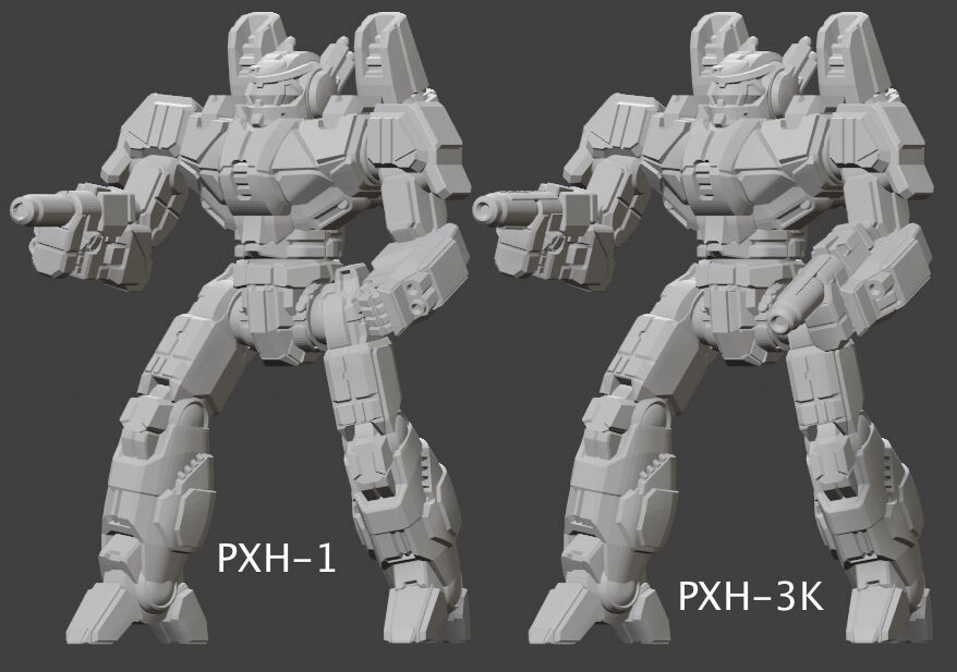 Battletech Miniatures: Phoenix Hawk PXH-1/3K