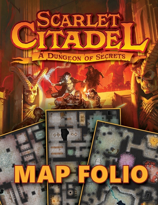 Kobold Press: Scarlet Citadel - Map Folio