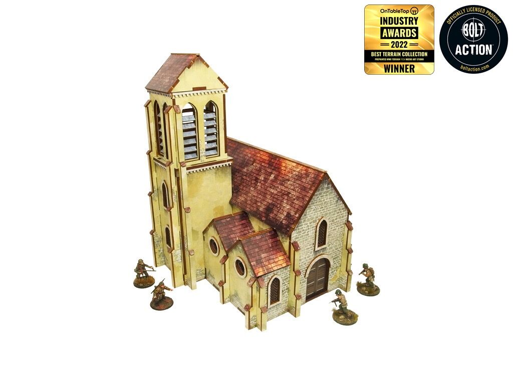 WW2 Normandy Church (Pre-painted 28mm)