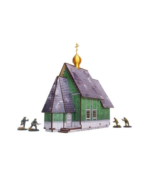 WW2 Ostfront Village Tserkov (1) (Pre-painted 28mm)