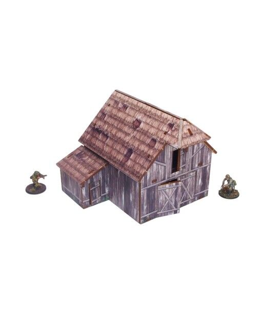WW2 Ostfront Village Barn (1) (Pre-painted 28mm)
