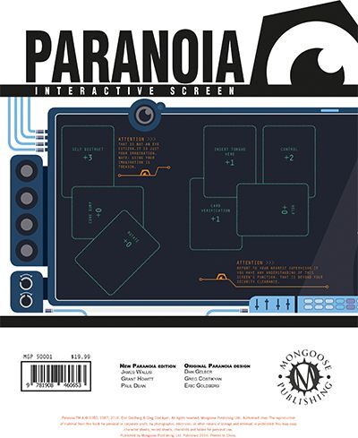 Paranoia RPG: Paranoia Interactive Screen