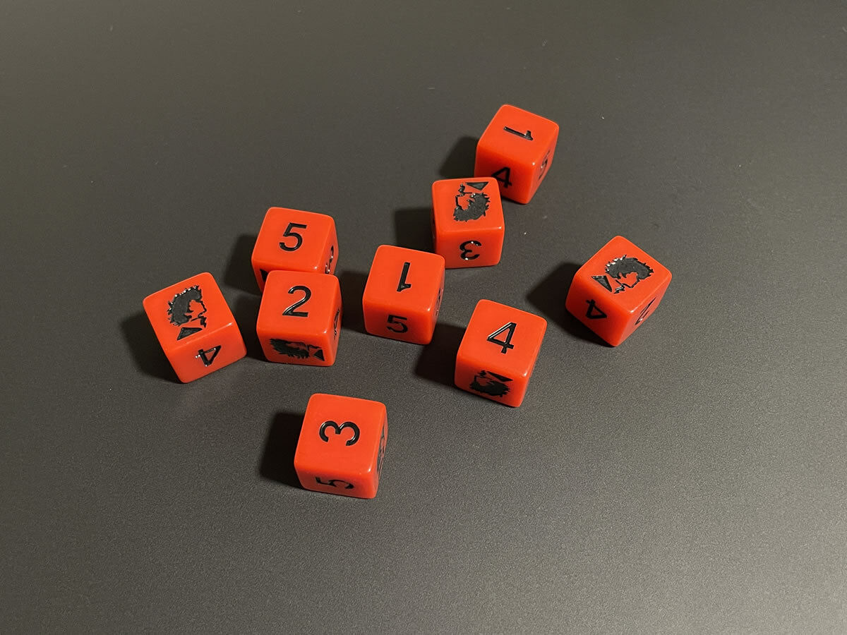 COWBOY BEBOP TRPG – Spike Spiegel Dice Set