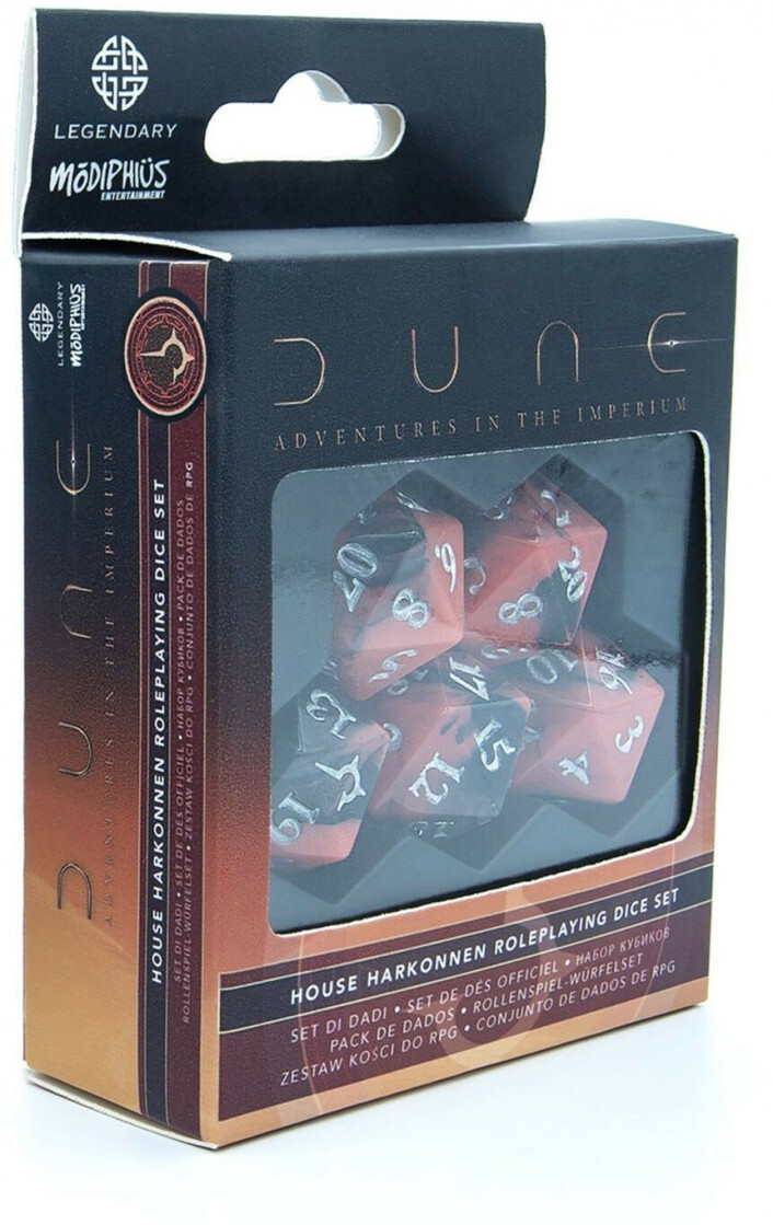 Dune: Adventures in the Imperium RPG - Harkonnen Dice Set