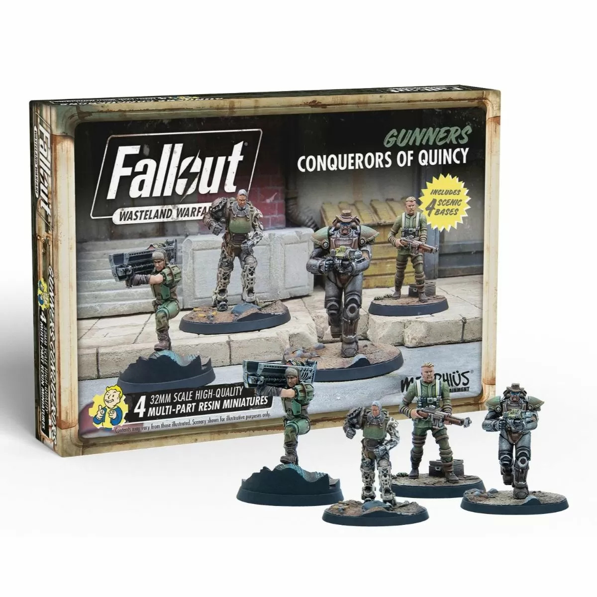 Fallout: Wasteland Warfare - Gunners Conquerors of Quincy